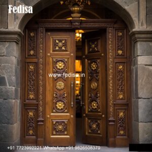 Classic Wooden Main Door Design For Home Modern Single Door Design No-1800