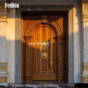 Double Door Classic Style Wpc Bathroom Door Design No-1808