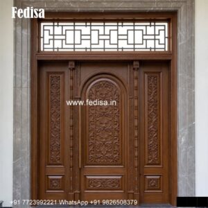 Decorative Wooden Doors Charcoal Door Design No-1847