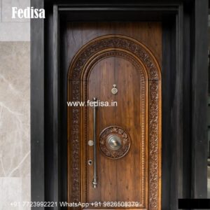 Double Door Classic Style Front Door Double Door Iron Gate Design No-1849