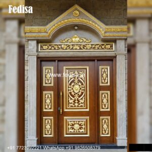 Teak Wood Door Design Jali Gate Price No-1864