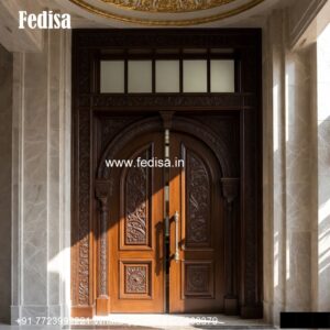 Colonial Style Door Wood Carving For Pooja Room No-1912