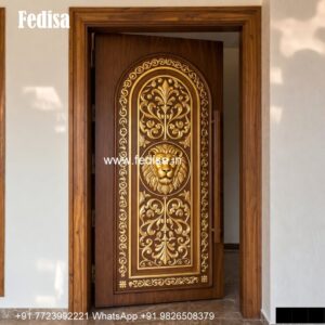 Vintage Wooden Door Designs For Houses Home Pooja Room Door Design No-1926