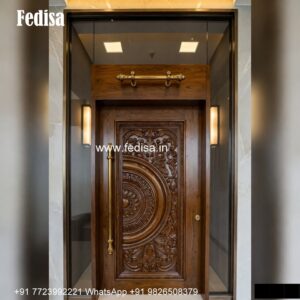 Elegant Double Door Classic Entry Design Sliding Door Main Door No-1927