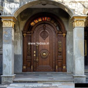 Double Door Classic Style Door Ke Upar Ka Design No-1931