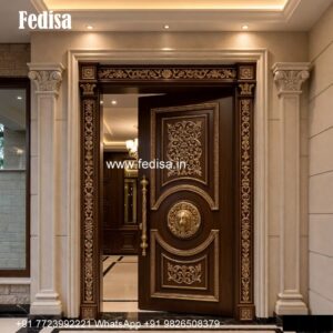Italian Style Wooden Doors House Temple Door Design No-3228