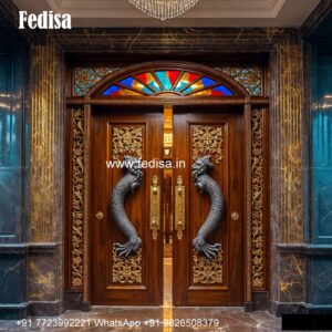 Home Entry Wooden Door Latest Pooja Room Door Design No-3231