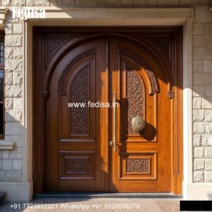 Traditional Carved Wooden Front Door Ideas Stainless Steel Front Door Design No-3236