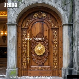 Italian Style Wooden Doors Laser Cutting Safety Door Design No-3269