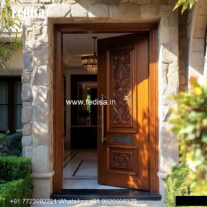 Solid Wood Classic Door Door Design Double Palla No-3298