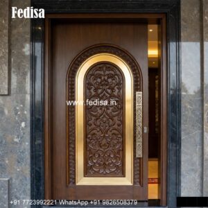 Main Door Classic Design 3 Panel Door Design No-3352