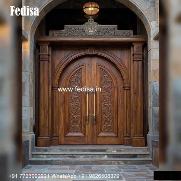 Home Entry Wooden Door Latest Front Door Design 2026 No-3395 - Fedisa