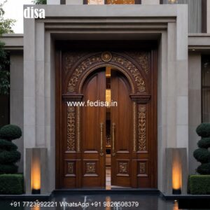 Panel Door Design Flat Main Door Outside Design No-3406