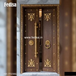 Engraved Wooden Door Flash Dor Ki Design No-3450