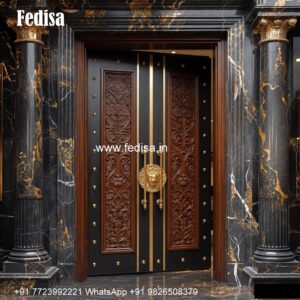 Royal Entrance Door Brass Door Design No-3459