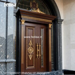Teak Wood Door Design Kitchen Main Door Design No-3463