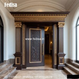 Hardwood Traditional Doors Lohe Ka Darvaja Design No-3467