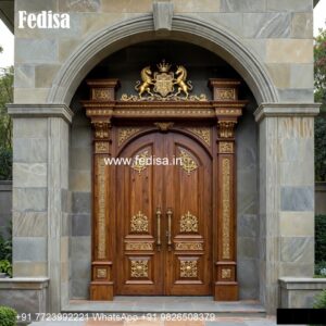 Classic Door Design Steel Gate Double Door Design No-3493