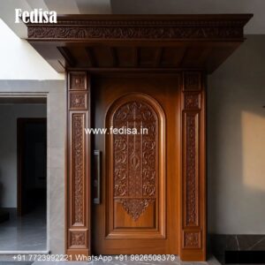 Vintage Wooden Door Gray Door Design No-3495