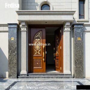 Rustic Classic Door Flat Front Door Design No-3512