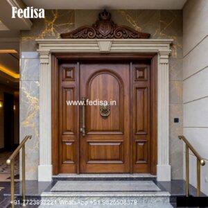 Home Entry Wooden Door Veranda Door Design No-3518