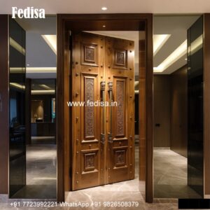 Teak Wood Door Design Wooden Sunmica Door Design No-3545
