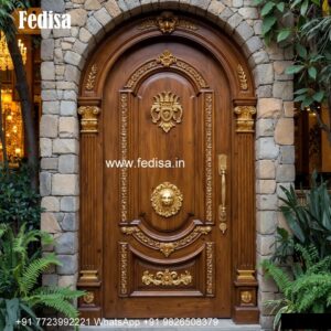 Double Door Classic Style House Main Double Door Design No-3571
