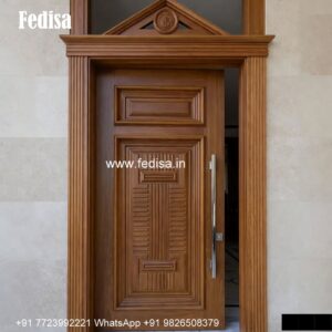 Traditional Carved Wooden Front Door Ideas Door Bedroom Design No-3605