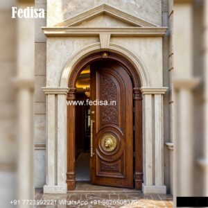 Luxury Classic Entrance Door Designs India Wooden Door Frame Border Design No-3688
