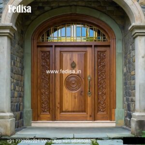 Panel Door Design Simple Metal Door Design No-3693