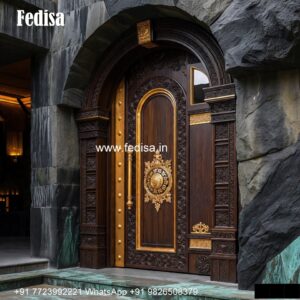 Carved Wooden Doors Door Jali Wala No-3711