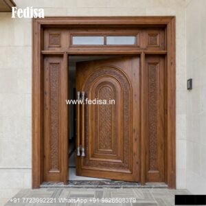 Handcrafted Wooden Door Designer Screen Doors No-3712