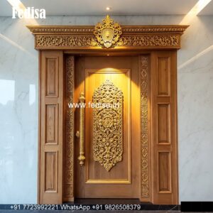 Traditional Carved Wooden Front Door Ideas Jali Wale Gate Ki Design No-3728