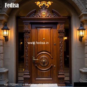 Luxury Classic Entrance Door Designs India Main Door Groove Design No-3770