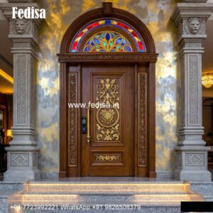 Rustic Classic Door Plastic Door Design With Price No-3799