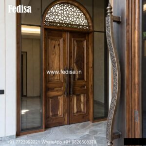 Vintage Wooden Door Designs For Houses Main Gate Sliding Door No-3812