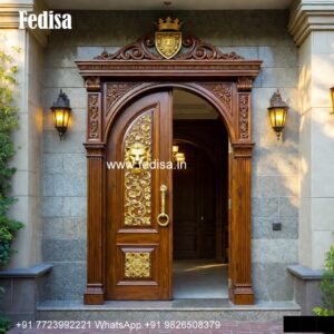 Elegant Double Door Classic Entry Design New Double Door Design No-3813