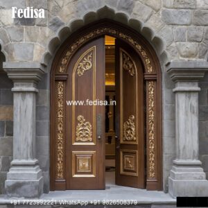 Glass Panel Classic Door Living Room Glass Door Design No-3820