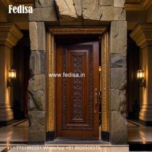 Hardwood Traditional Doors External Door Designs No-3836