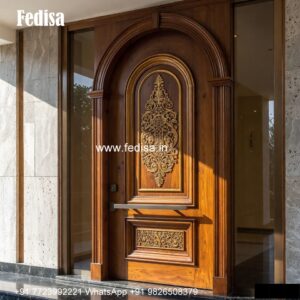 Traditional Carved Wooden Front Door Ideas Charcoal Door Design No-3892