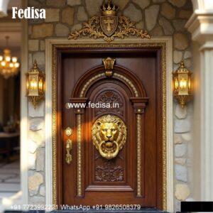 Engraved Wooden Door Door Gru Design No-3901