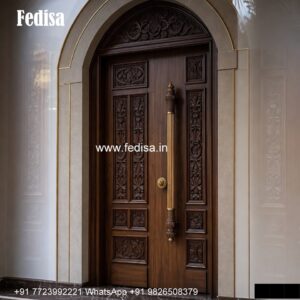 Royal Entrance Door Teak Wood Door Frame Design No-3951