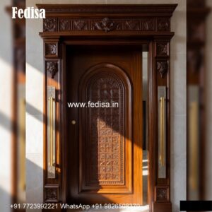 Villa Entrance Door Double Palla Gate Design No-3970