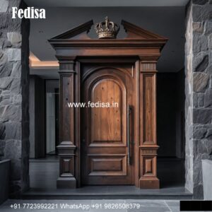 Elegant Double Door Classic Entry Design Double Door Iron Design No-3977