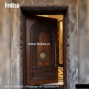 Double Door Classic Style Rajwadi Door Design No-3981