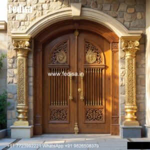 Decorative Wooden Doors Double Door Darwaja Design No-4020