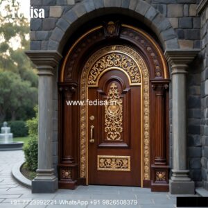 Rustic Classic Door Loha Gate Design Single Door No-4045