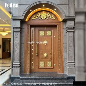 Ornate Door Design Aluminum Glass Sliding Door Design No-4046