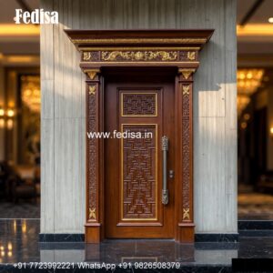 Italian Style Wooden Doors Bedroom Flush Door Design No-4048