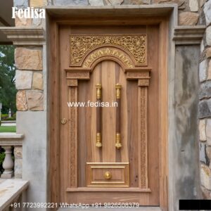 Vintage Wooden Door Designs For Houses Double Door Arch Design No-4058